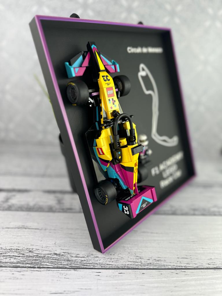 Zestaw 12 mini ramek 3D na miniboldy LEGO F1